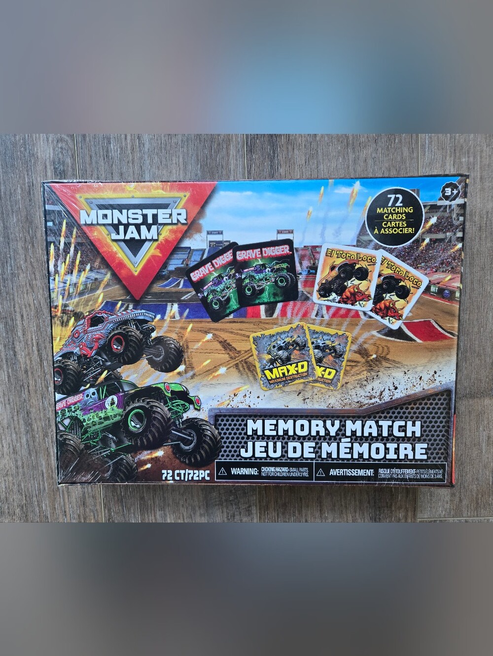 Monster Jam Memory Match Game